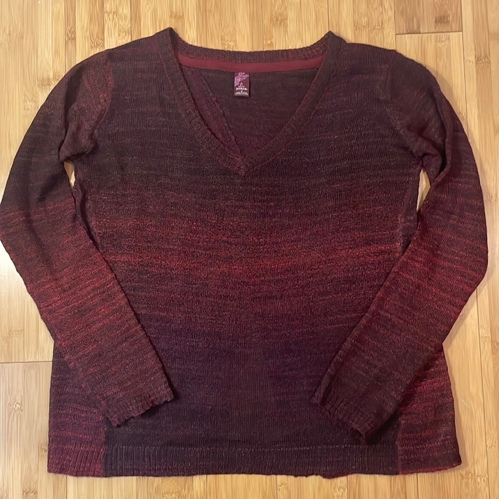 Prana Julien Split Back Ombre Sweater